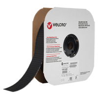 Fastener Tape, Hook, 25 yds x 2", Adhesive, Black Chandler Sales