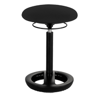 Chaise ergonomique Twixt, Stationnaire, Ajustable, , Mailles en polyester Si&egrave;ge, Noir Chandler Sales