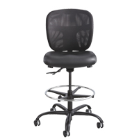 Tabouret robuste Vue, Vinyle, Noir, Capacit&eacute; 350 lb Chandler Sales