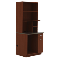 Modular Cabinet, Melamine, 39" H x 36" W x 25" D, Mahogany Chandler Sales
