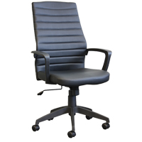 Activ A-128 Office Chair, Polyurethane, Black, 275 lbs. Capacity Chandler Sales