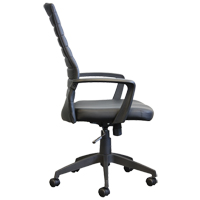Activ A-128 Office Chair, Polyurethane, Black, 275 lbs. Capacity Chandler Sales
