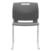 Chaise, Plastique, Hauteur 32-1/2", Capacit&eacute; 300 lb, Gris Chandler Sales