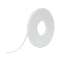 One-Wrap&reg; Fastener Tape, Hook & Loop, 25 yds x 1/2", Self-Grip, White Chandler Sales