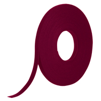 One-Wrap&reg; Fire-Retardant Fastener Tape, Hook & Loop, 25 yds x 1/2", Self-Grip, Cranberry Chandler Sales