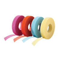 One-Wrap&reg; Cable Management Tape, Hook & Loop, 25 yds x 3/4", Self-Grip, Aqua Chandler Sales