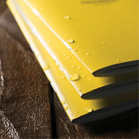 Notebook, Soft Cover, Yellow, 48 Pages, 4-5/8" W x 7" L Chandler Sales