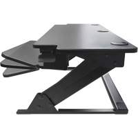 Goya Sit-Stand Workstation, Desktop Unit, 20" H x 42" W x 16" D, Black Chandler Sales