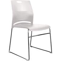 Activ Series Stacking Chairs, Plastic, 23" High, 275 lbs. Capacity, White Chandler Sales