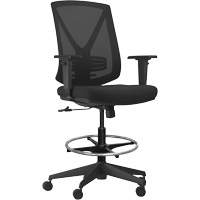 Activ Series Synchro-Tilt Adjustable Chair, Fabric/Mesh, Black, 275 lbs. Capacity Chandler Sales