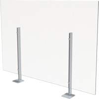 Surface Mount Sneeze Guard, 36" W x 36" H Chandler Sales