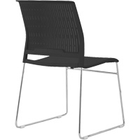 Chaises empilables, Polypropyl&egrave;ne, Hauteur 32-3/8", Capacit&eacute; 250 lb, Noir Chandler Sales