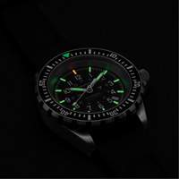 Grande montre automatique de plong&eacute;e, Num&eacute;rique, &agrave; piles, 41 mm, Noir Chandler Sales