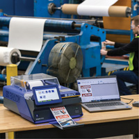 J7300 Industrial Inkjet Colour Label Printer Wi-Fi with Safety & Facility ID Software, 48" Tape, 1.2 IPS Chandler Sales