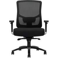 Chaise &agrave; dossier haut avec m&eacute;canisme &agrave; basculement synchronis&eacute; robuste Raven 400, Mailles, Noir, Capacit&eacute; 400 lb Chandler Sales