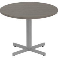 Table ronde &agrave; hauteur r&eacute;glable Newland, 36" lo x 36" la x 29" h, Dessus de 1", Stratifi&eacute;, Brun Chandler Sales