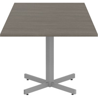 Table carr&eacute;e &agrave; hauteur r&eacute;glable Newland, 36" lo x 36" la x 29" h, Dessus de 1", Stratifi&eacute;, Brun Chandler Sales