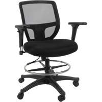 Mesh Work Stool, Mobile, Adjustable Height, 450 lbs. Capacity Chandler Sales