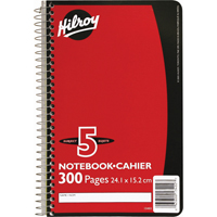 5 Subject Spiral Notebook Chandler Sales