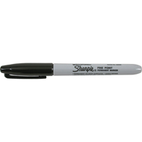 Marqueurs permanents - #15, Noir, Pointe Fin Chandler Sales