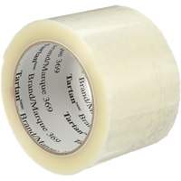 Tartan Box Sealing Tape, Hot Melt Adhesive, 1.6 mils, 72 mm (3") x 100 m (330') Chandler Sales