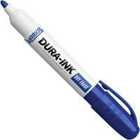 Marqueurs &agrave; essuyage &agrave; sec Dura-Ink, Bleu, Pointe Ronde Chandler Sales