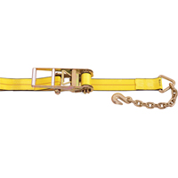 Ratchet Straps, Chain Anchor, 3" W x 30' L, 5400 lbs. (2450 kg) Working Load Limit Chandler Sales