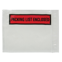 Packing List Envelope, 4-1/2" L x 5-1/2" W, Backloading Style Chandler Sales