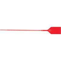 Standard-Duty Security Seal, 9", Plastic, Plastic Seal Chandler Sales