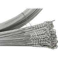 Baling Wire, Galvanized, 13-1/2' L, 13 ga. Chandler Sales