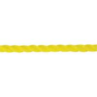 1/4" Braided Yellow Rope, Polypropylene, 1300' Chandler Sales