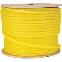 1/2" Braided Yellow Rope, Polypropylene, 335' Chandler Sales