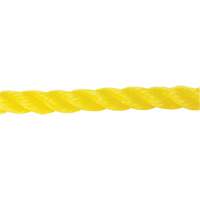 5/8" Braided Yellow Rope, Polypropylene, 200' Chandler Sales