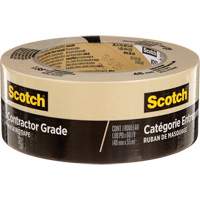 Scotch&reg; Contractor Grade Masking Tape 2020-48MP, 48 mm (2") x 58 m (190'), Tan Chandler Sales