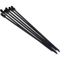 Screw-In Cable Tie, 8" Long, 50 lbs. Tensile Strength, Black Chandler Sales