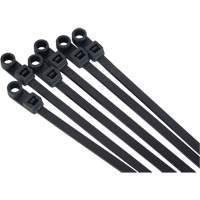 Screw-In Cable Tie, 8" Long, 50 lbs. Tensile Strength, Black Chandler Sales