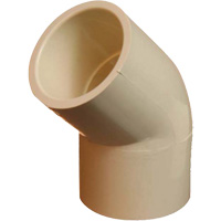 Flowguard Gold&reg; 45° Elbow Fitting, Standard, CPVC, 1/2" Chandler Sales