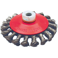 BK4520T Knot Twisted Conical Wheel, 4-1/2" Dia., 0.02" Fill, 5/8"-11 Arbor Chandler Sales