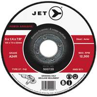 POWER ABRASIVE&reg; Grinding Wheel, 4" x 1/4", 5/8" Arbor, Type 27 Chandler Sales