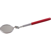 Inspection Mirror, Circular, 2-1/4" L x 2-1/4" W, Telescopic Chandler Sales