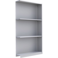 Interlok Shelving Unit, Steel, Boltless, 450 lbs. Capacity, 48" W x 88" H x 24" D Chandler Sales