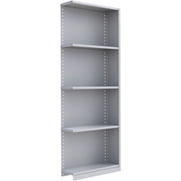 Interlok Shelving Unit, Steel, Boltless, 800 lbs. Capacity, 36" W x 100" H x 24" D Chandler Sales