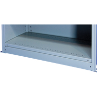 Plaque de base/façade pour rangement de bacs sur rayonnage enclenchable Interlok Chandler Sales