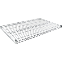 Wire Shelf for Heavy-Duty Chromate Wire Shelving, 48" W x 18" D, 800 lbs. Capacity Chandler Sales