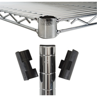 Manchons fendus pour &eacute;tag&egrave;re en treillis chromat&eacute; Chandler Sales