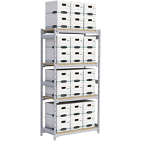 &eacute;tag&egrave;re-classeur de grande largeur, Acier, 4 Tablettes, 42" la x 18" p x 84" h Chandler Sales
