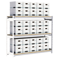 &eacute;tag&egrave;re-classeur de grande largeur, Acier, 3 Tablettes, 72" la x 18" p x 60" h, Ensemble Ajout Chandler Sales