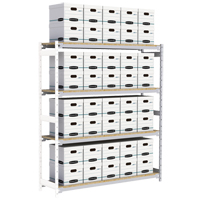 &eacute;tag&egrave;re-classeur de grande largeur, Acier, 4 Tablettes, 72" la x 18" p x 84" h, Ensemble Ajout Chandler Sales