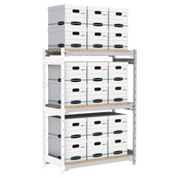 &eacute;tag&egrave;re-classeur de grande largeur, Acier, 3 Tablettes, 42" la x 18" p x 60" h, Ensemble Ajout Chandler Sales