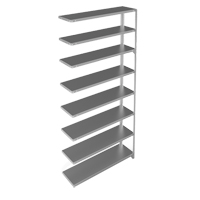 &eacute;l&eacute;ment de rayonnage, Acier galvanis&eacute;, Montant &agrave; fente, Capacit&eacute; 300 lb, 48" la x 96" h x 12" p Chandler Sales